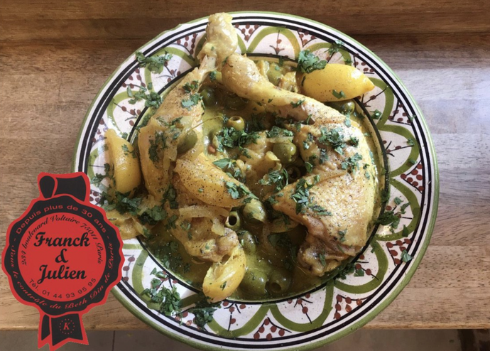 POULET AUX OLIVES ET CITRONS